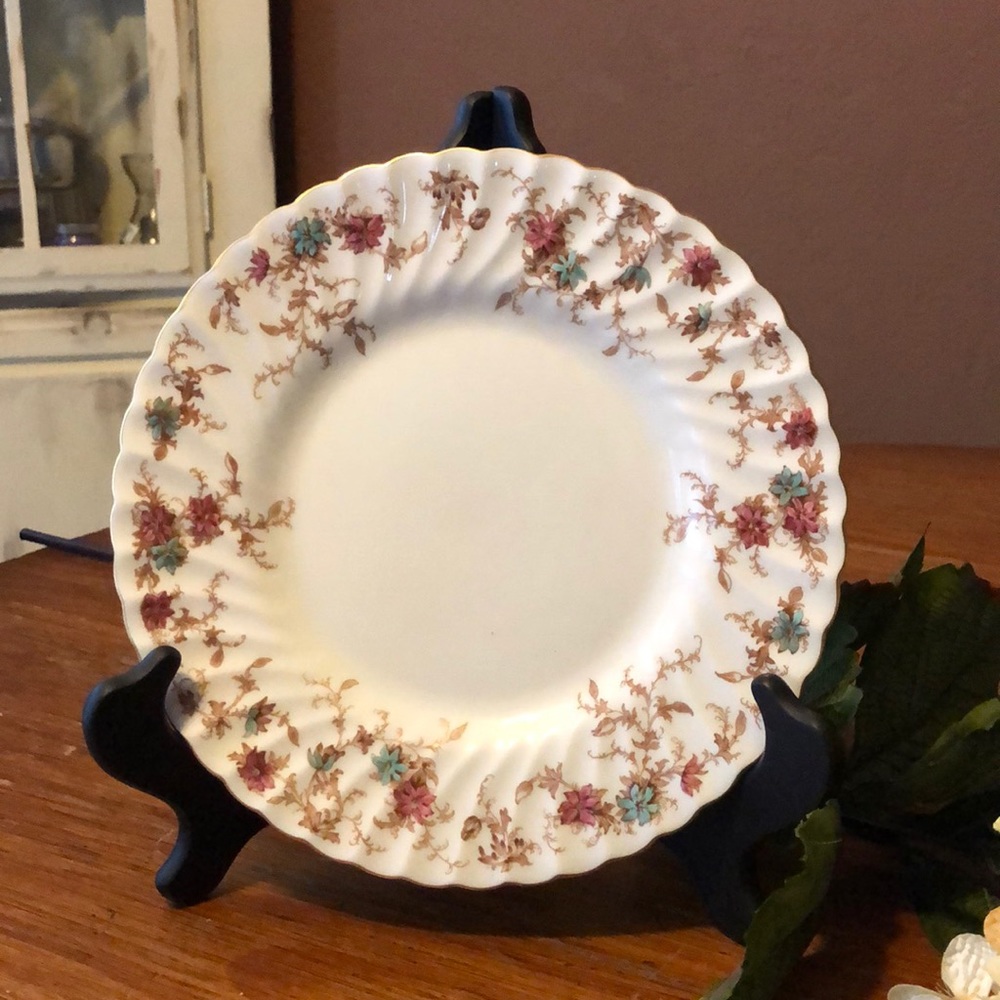 Vtg Mintons Ancestral Floral Pattern Plate